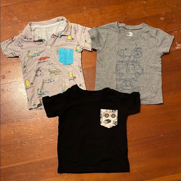 Bundle of 3 Kids Graphic T-Shirts - Black, Gray, Multicolor - Picture 1 of 8